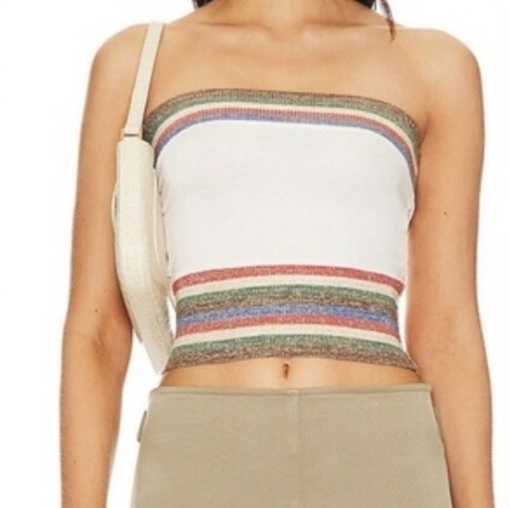 Revolve Over The Rainbow Tube in White For Free People Size M
